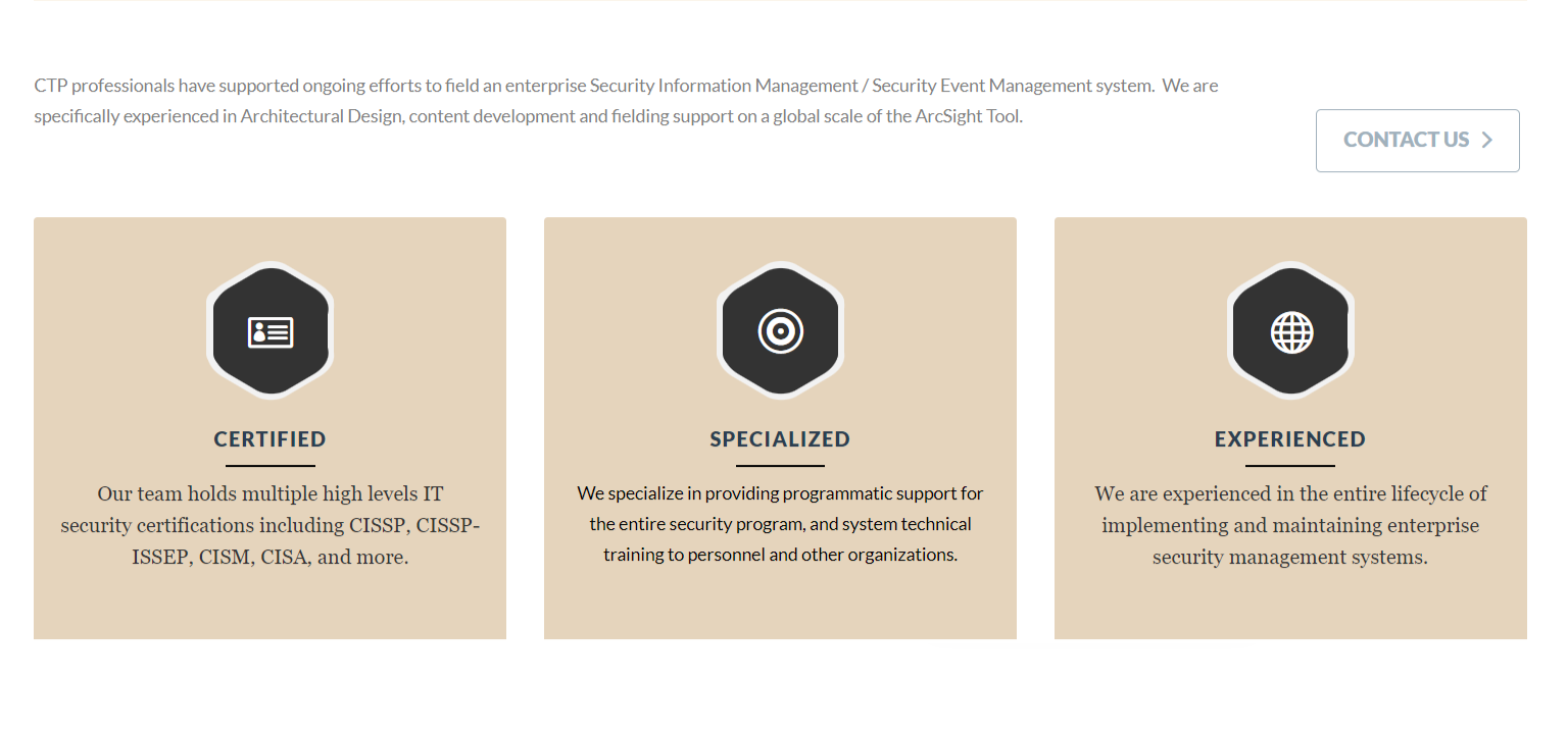 Columbia Technology Partners product / service