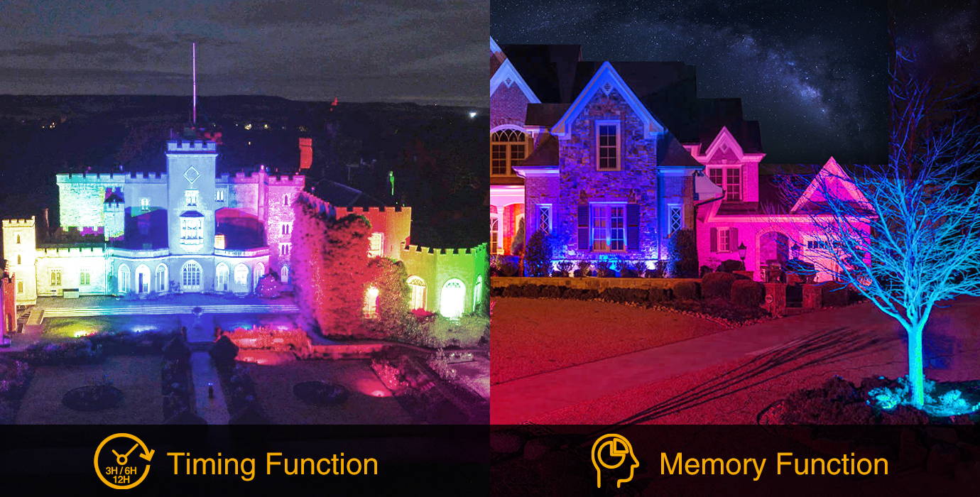 landscape color changing flood lights