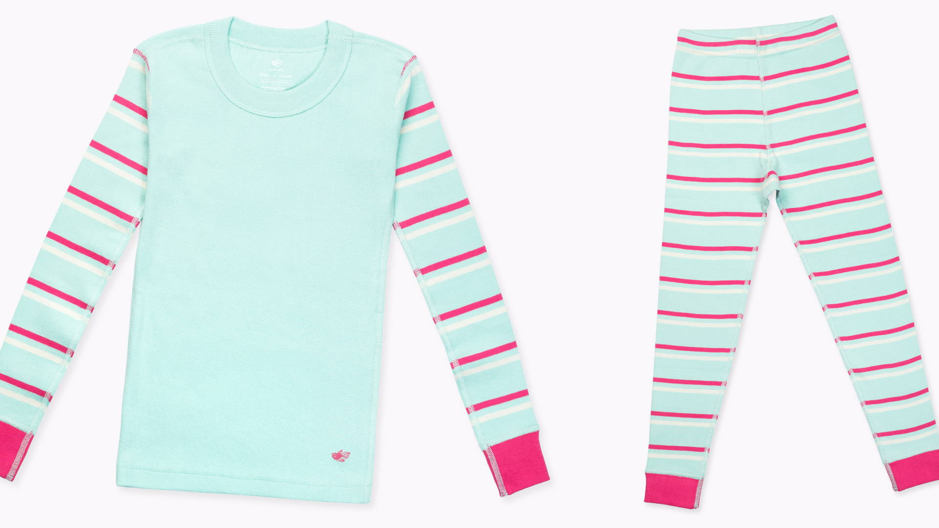 JoJo Kids Organic Cotton Pajamas - Pink Stripe