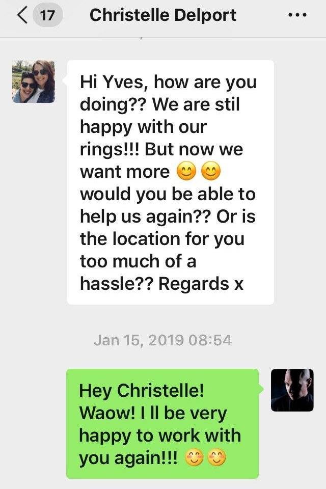 Christelle`s wedding ring