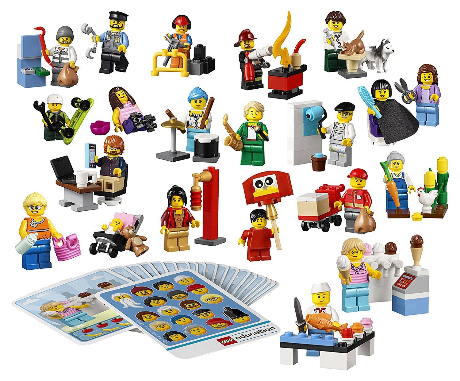 Career-Themed Lego Mini Figures