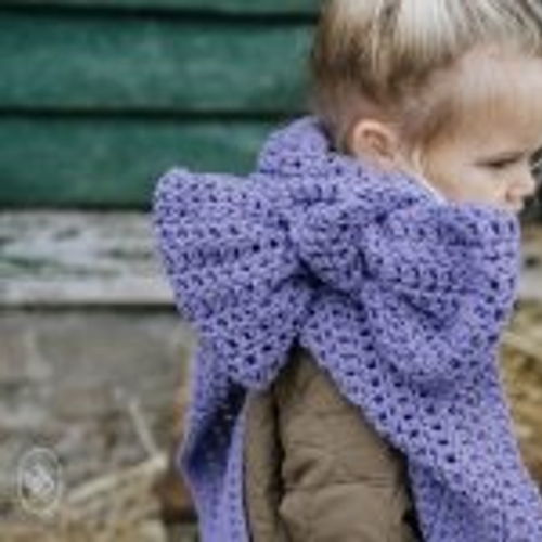 Gratis Haakpatroon Kindersjaal - Striksjaal