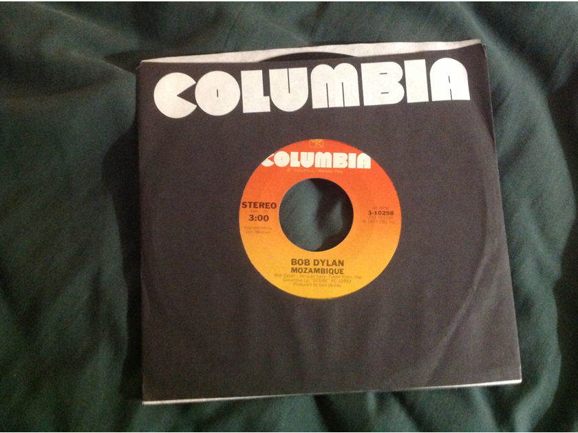 Bob Dylan - Mozambique/Oh Sister Columbia Records Vinyl 45 Single NM