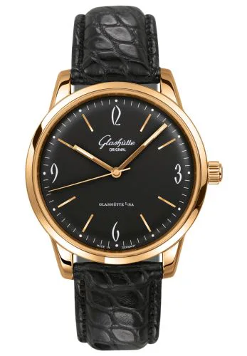Sixties Rose Gold / Black / Alligator / Pin