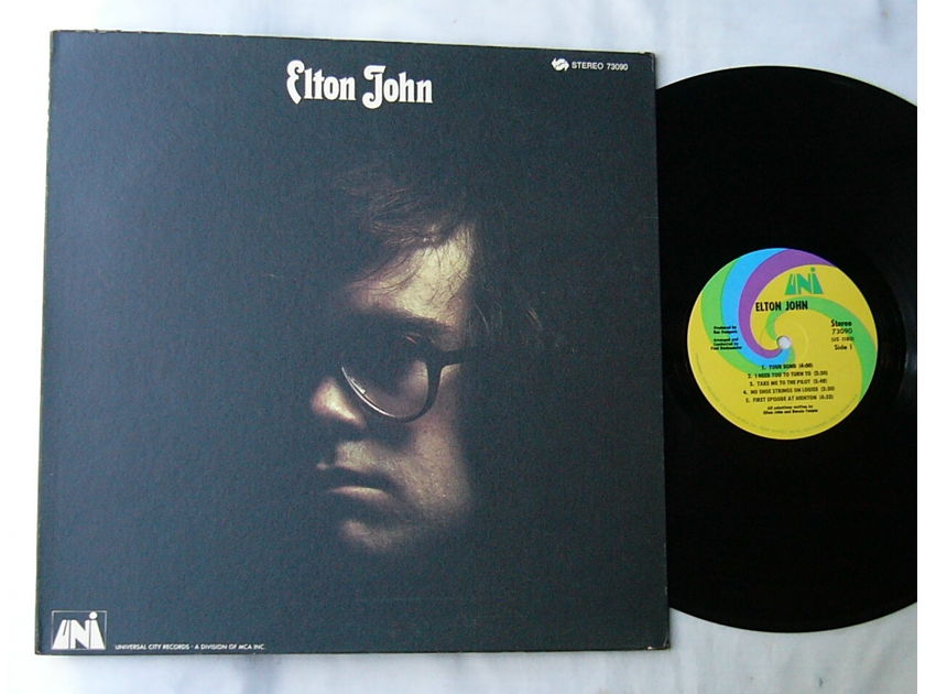 ELTON JOHN LP-- - ELTON JOHN-- rare orig 1970 album on UNI Records