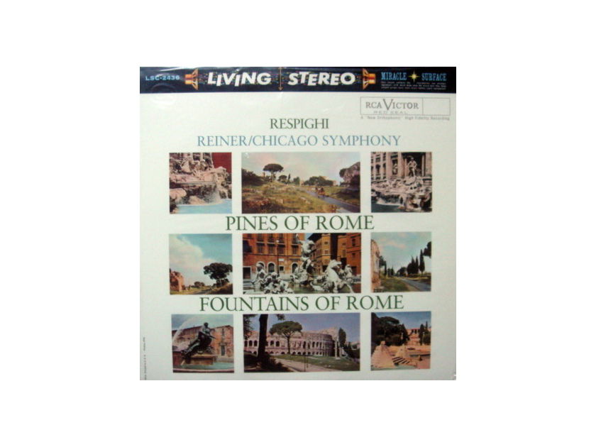 ★Sealed Audiophile 180g★ RCA-Classic Records / - REINER, Respighi Pines-Fountains of Rome!