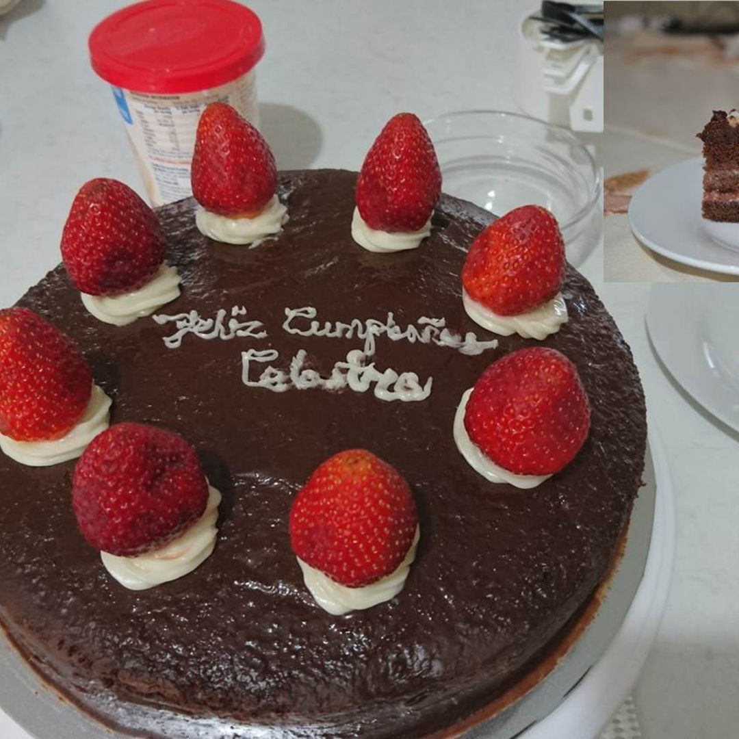 Date: 31 Jan 2020 (Fri)
18th Cake: Chocolate Strawberry Cake [202] [140.4%] [Score: 9.0]
Cuisine: Western
Dish Type: Cake
This cake was prepared for my daughter, Celastra, birthday. Feliz Cumpleaños Celastra [in Spanish Happy Birthday Celastra].