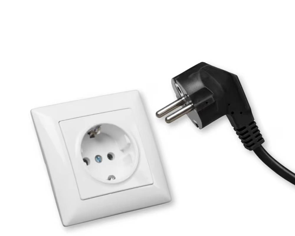Steckdose mit Stecker