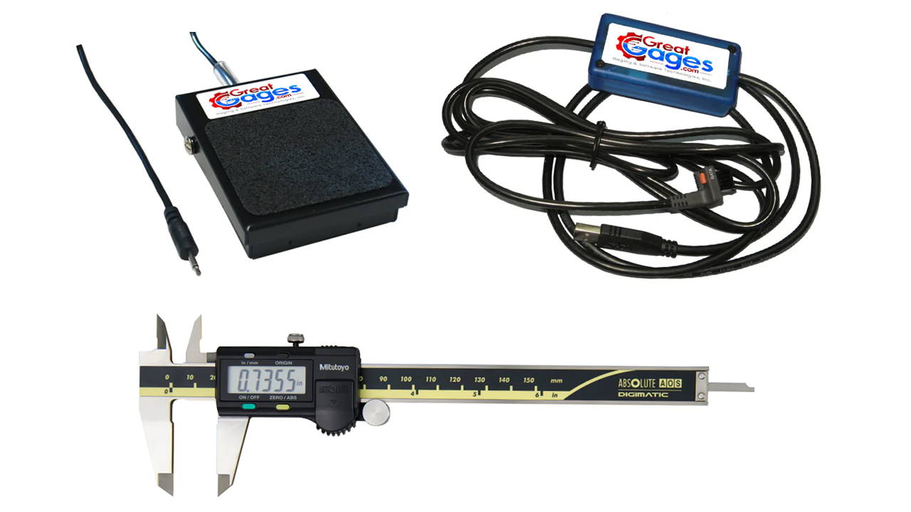 Caliper to PC Interface Packages at GreatGages.com
