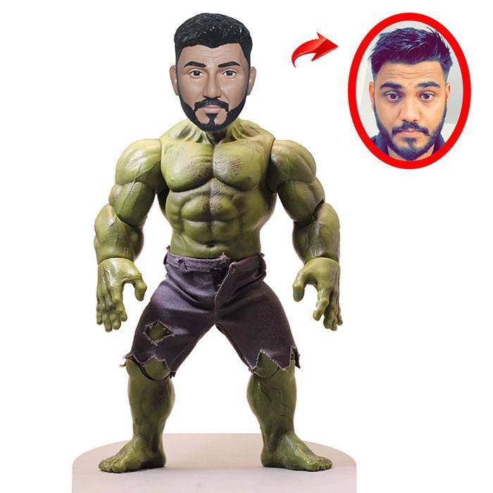 How to get a Marvel geek in your life? There’s nothing better than this Custom Hulk Bobblehead. You can simply make a unique Hulk figure for him by uploading a photo and choosing his hair, eyes, and skin colors. We ensure he will feel extremely cheerful when receiving it from you. You also can level up your gifting game by surprising him at work by dropping off such a small fun gift.