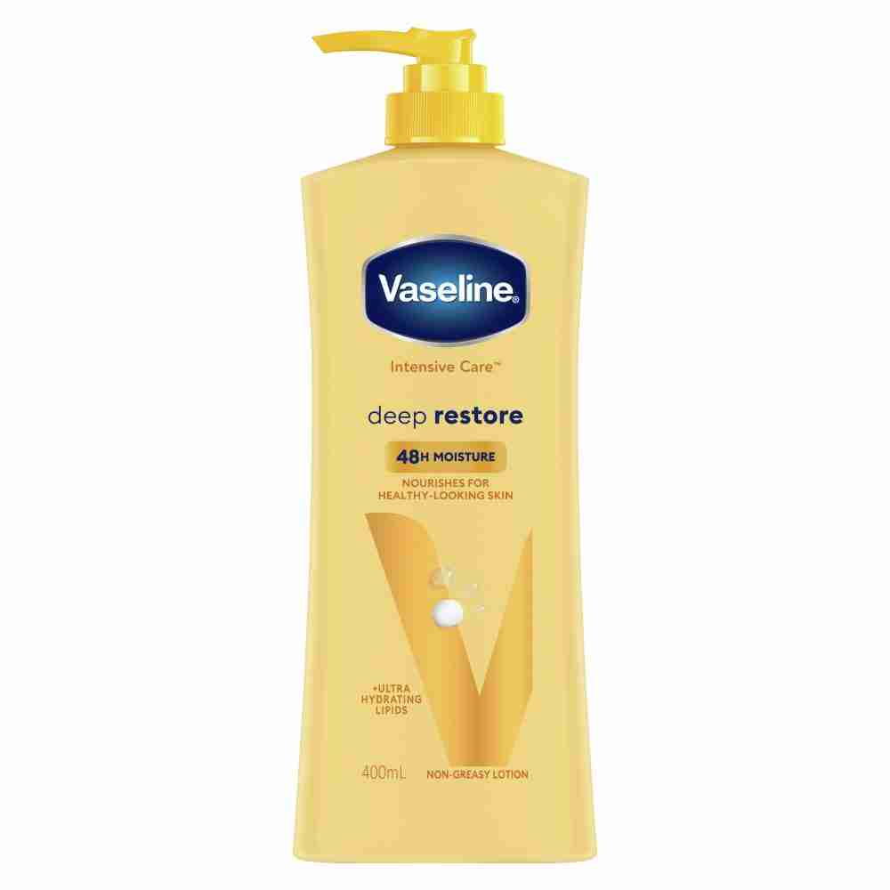 Vaseline Intensive Care Deep Restore Body Lotion For Nourished, Healthy-Looking Skin 400Ml