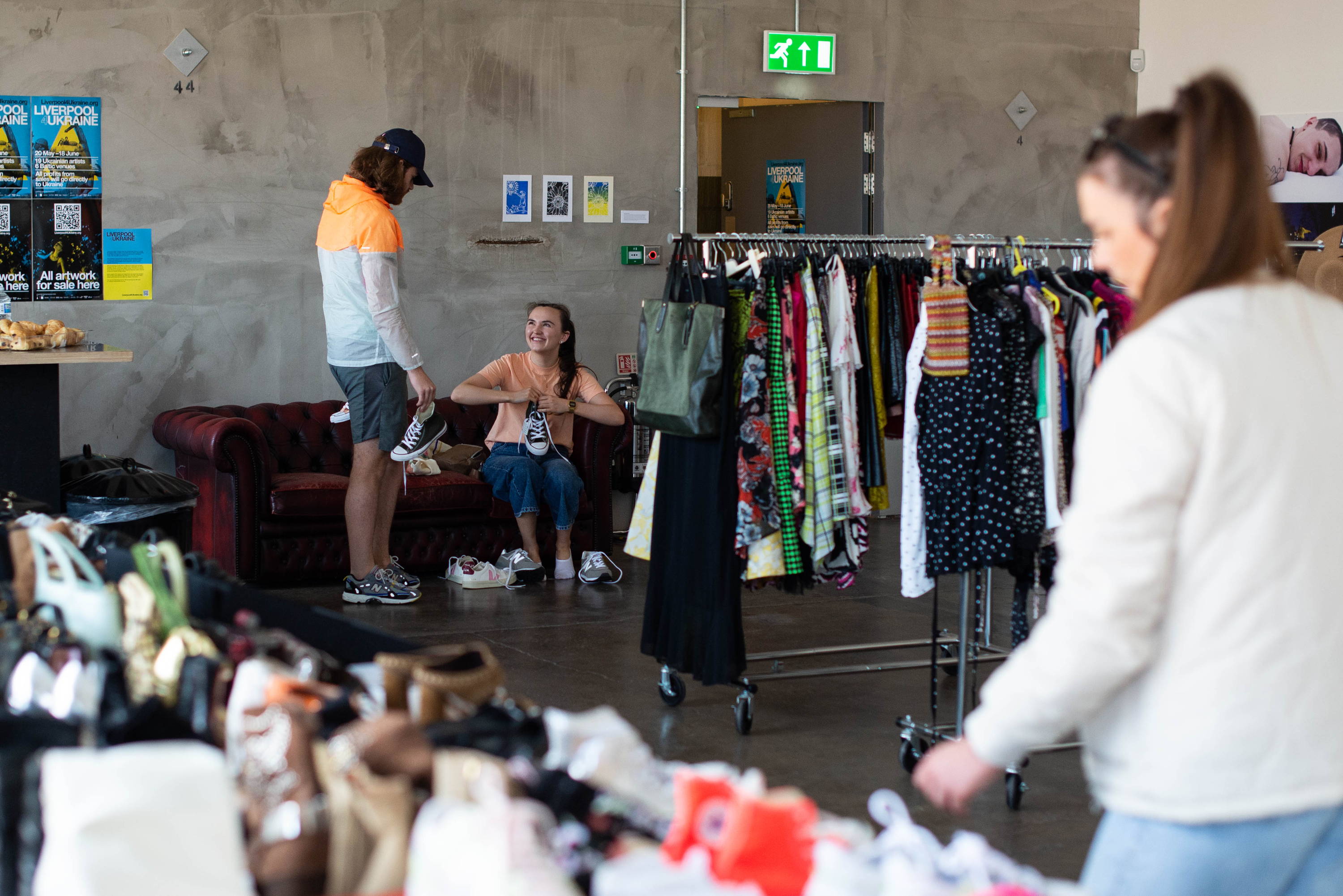 Sustainable shopping event in our studio