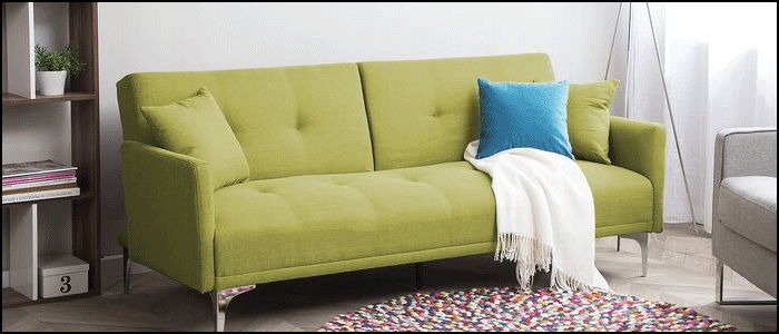 Beliani Sofa Bed Fabric