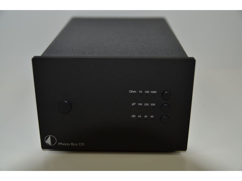 Pro-Ject Phono Box DS Black, as new with all packing box, manual, etc.