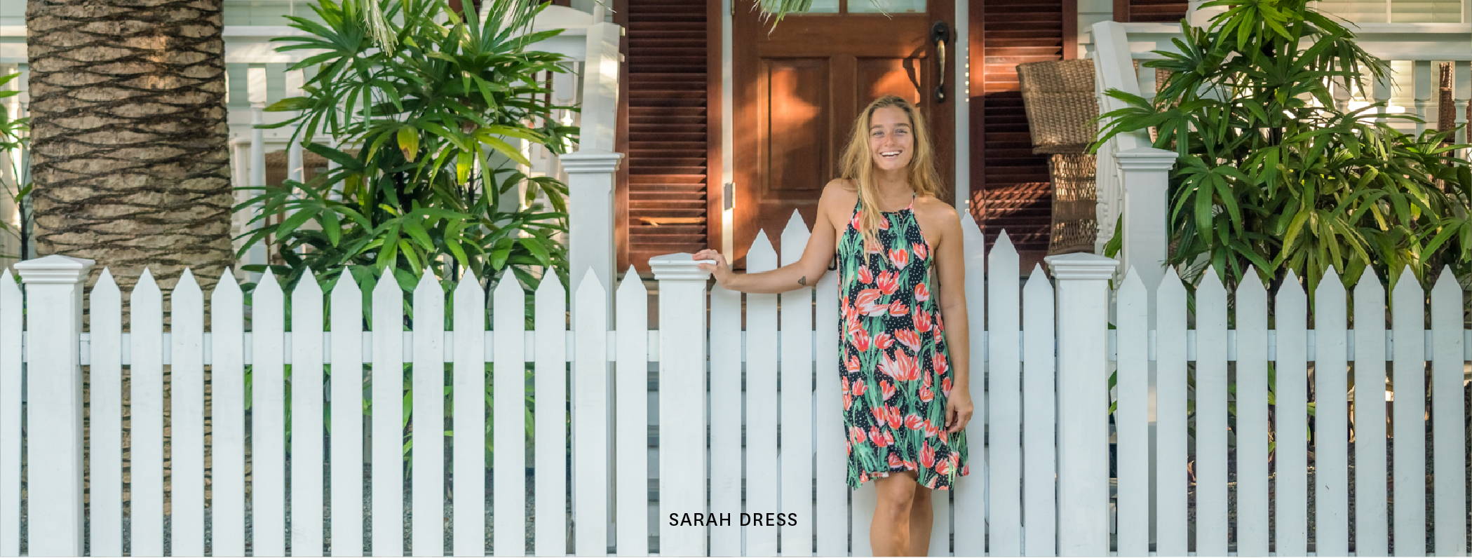 Get the SARAH dress in our NIRVANA print!