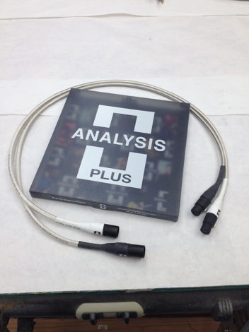 ANALYSIS PLUS SILVER OVAL INTERCONNECTS 1.0M PR. XLR