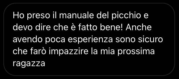Recensione cliente su Buca Come un Picchio
