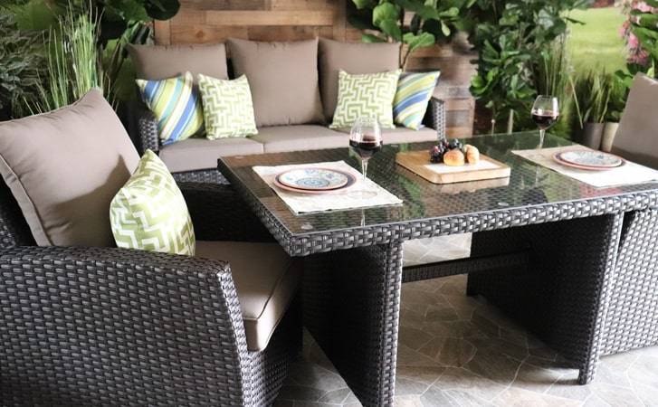 Glen Lake Home and Patio Brighton All Weather Wicker Outdoor Seating Collection