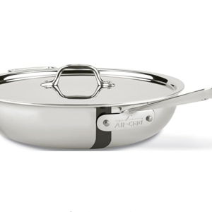 All-Clad D3 3-Ply Stainless Steel Fry Pan 4 Quart