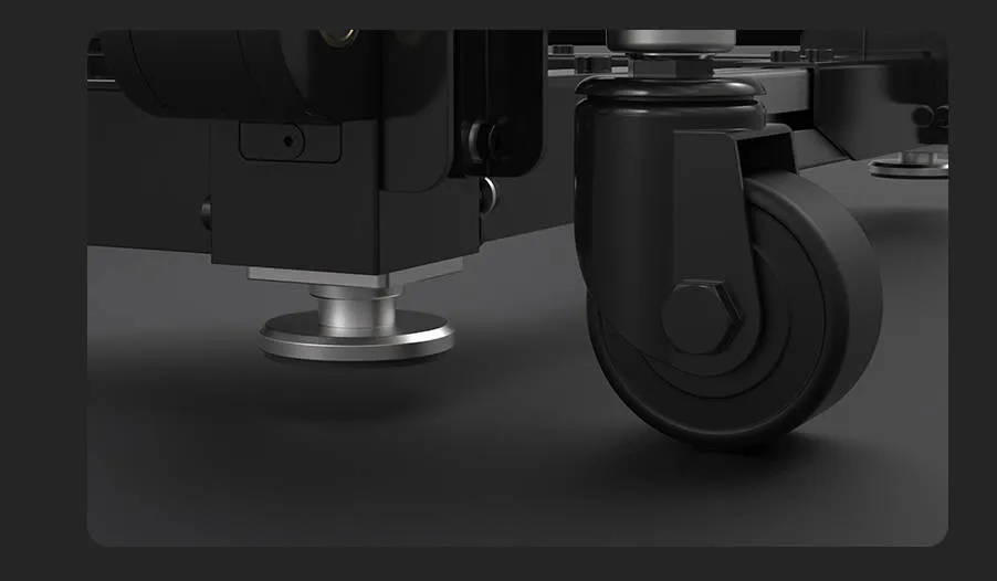 mobile base woodworking machinery mobility system M-1500Pro quadsteady stability system