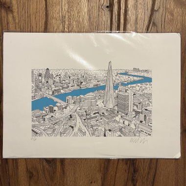 City of london art print from east end prints