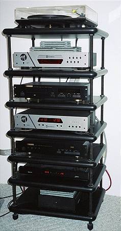 Audio Components Rack