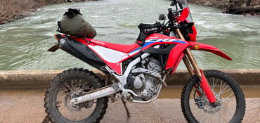 2023 HONDA CRF300L motorcycle for rent near Jasper, AR
