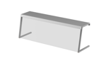 Coolpart VTP ITA 800 L Glasöverhylla