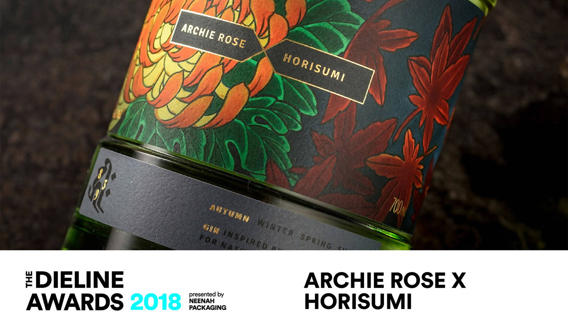 Featured image for The Dieline Awards 2018 Outstanding Achievements: Archie Rose x Horisumi