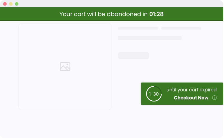 shopify cart countdown timer