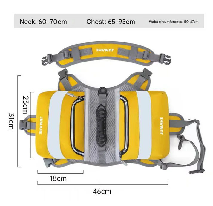 Saddle Bag Dog Backpack - Adjustable Harness Pack for Hiking, Camping & Travel with Medium to Large Dogs - Image 3
