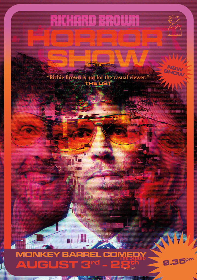 The poster for Richard Brown: Horror Show