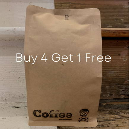 Regent coffe offer, buy 4 get 1 free