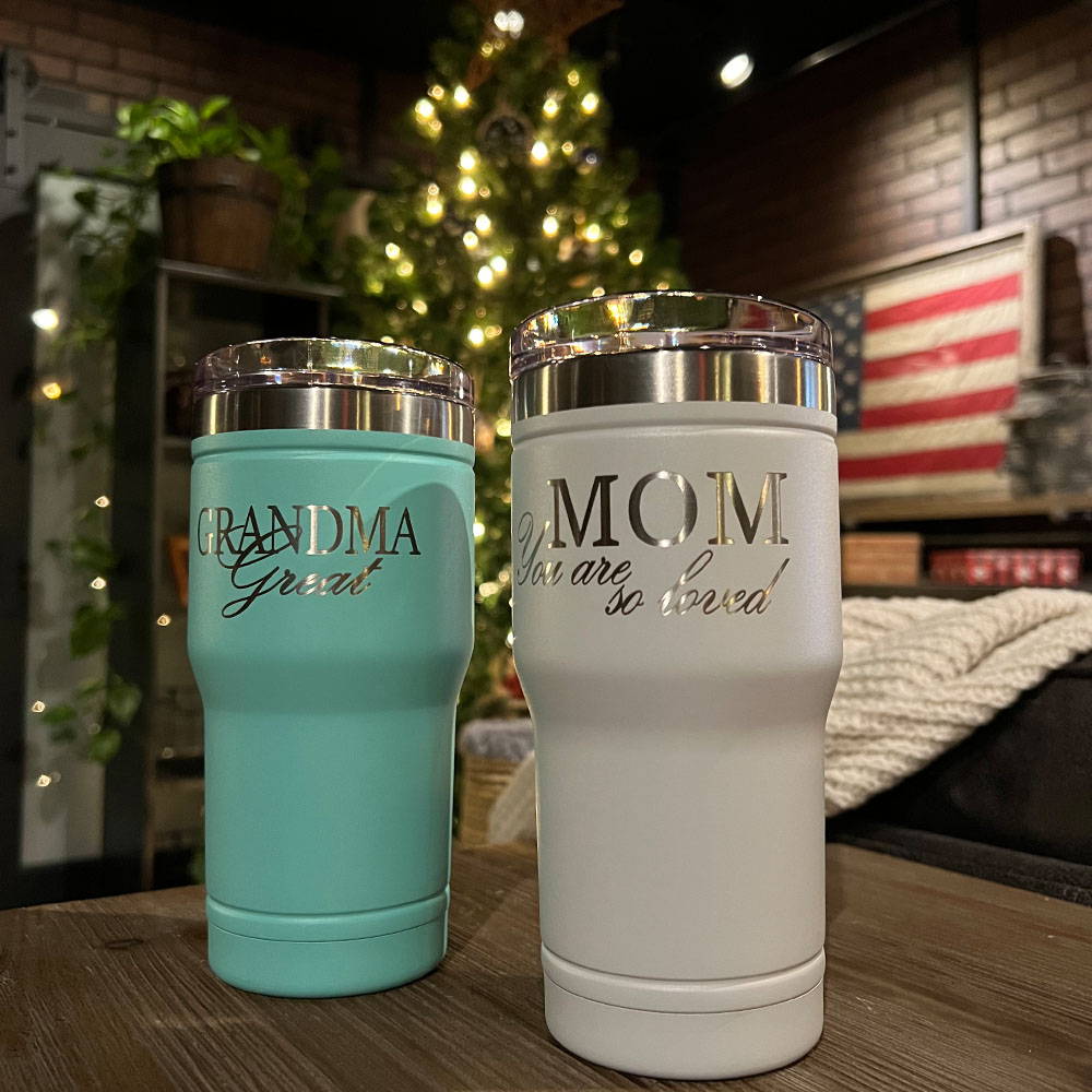 ENGRAVED STAINLESS TUMBLERS