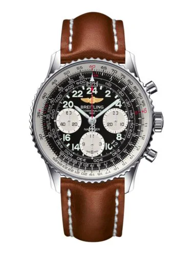Cosmonaute Stainless Steel / Black  / Calf