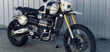 2019 TRIUMPH SCRAMBLER 1200 XC motorcycle for rent near Los Angeles, CA