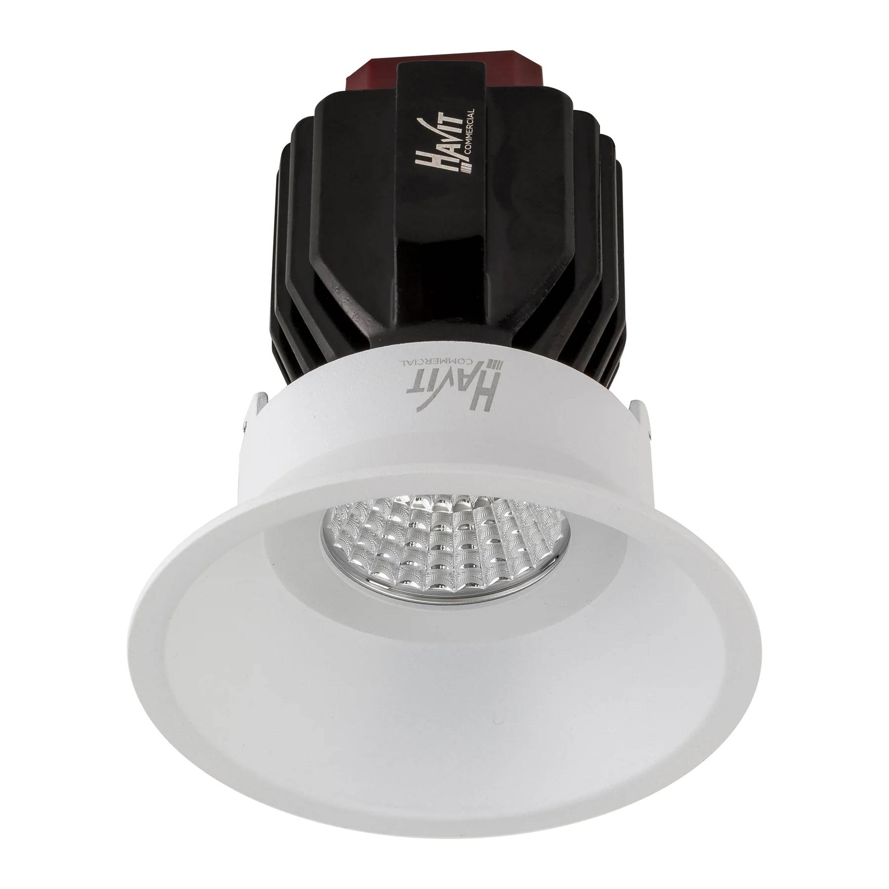 HCP-81320209 / HCP-81340209 - White Round Tilt 9w Recessed LED Downlight