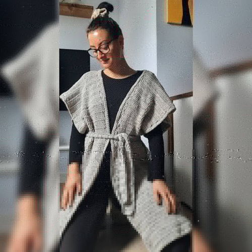 Crochet Pattern: Oversized, simple kimono