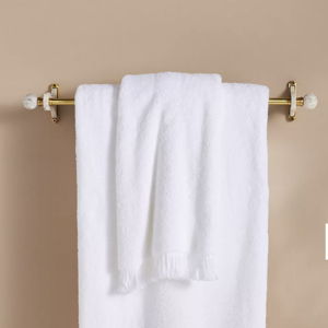 Plush Turkish Cotton Towel Collection in WHITE BATH TOWEL