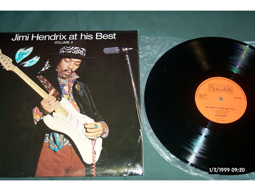 Jimi Hendrix - At His Best Volume 2 LP NM