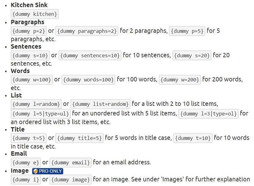 Dummy Content - новое расширение от NoNumber