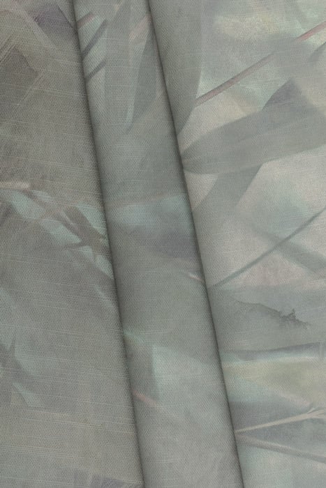 green & brown bamboo fabric pattern image