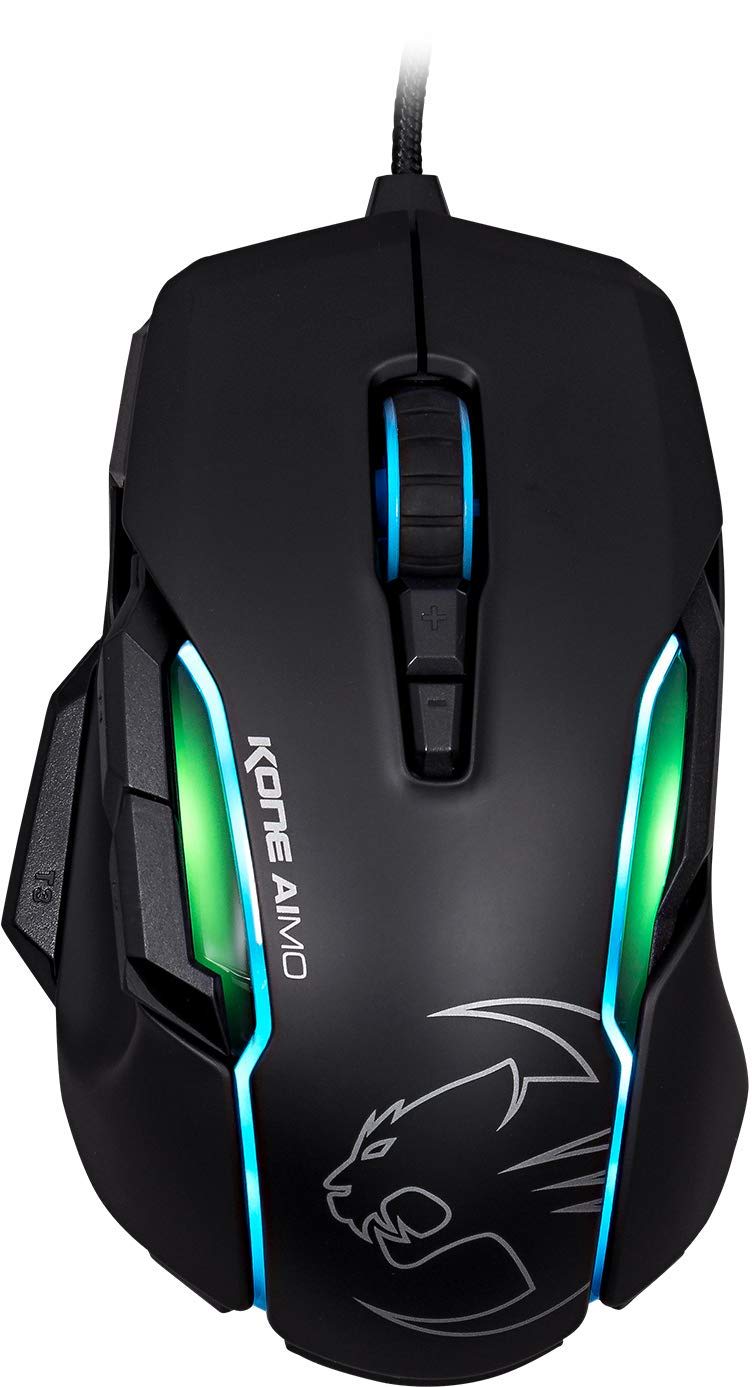 Logitech G Pro Wireless Mouse 18 Vs Roccat Kone Aimo 17 Slant