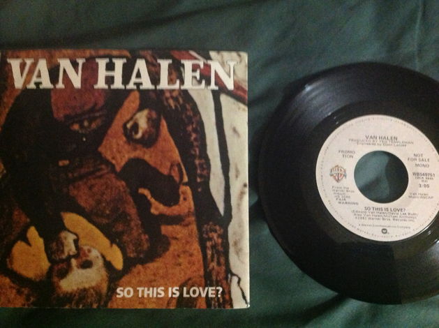Van Halen - So This Is Love? Promo 45 With Sleeve