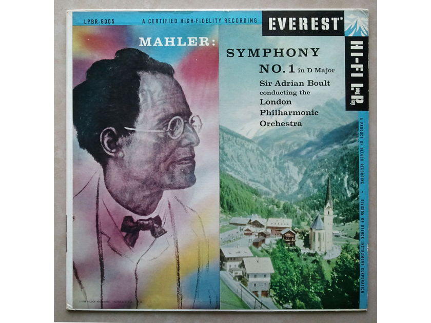 Everest/Adrian Boult/Mahler - Symphony No.1 / NM