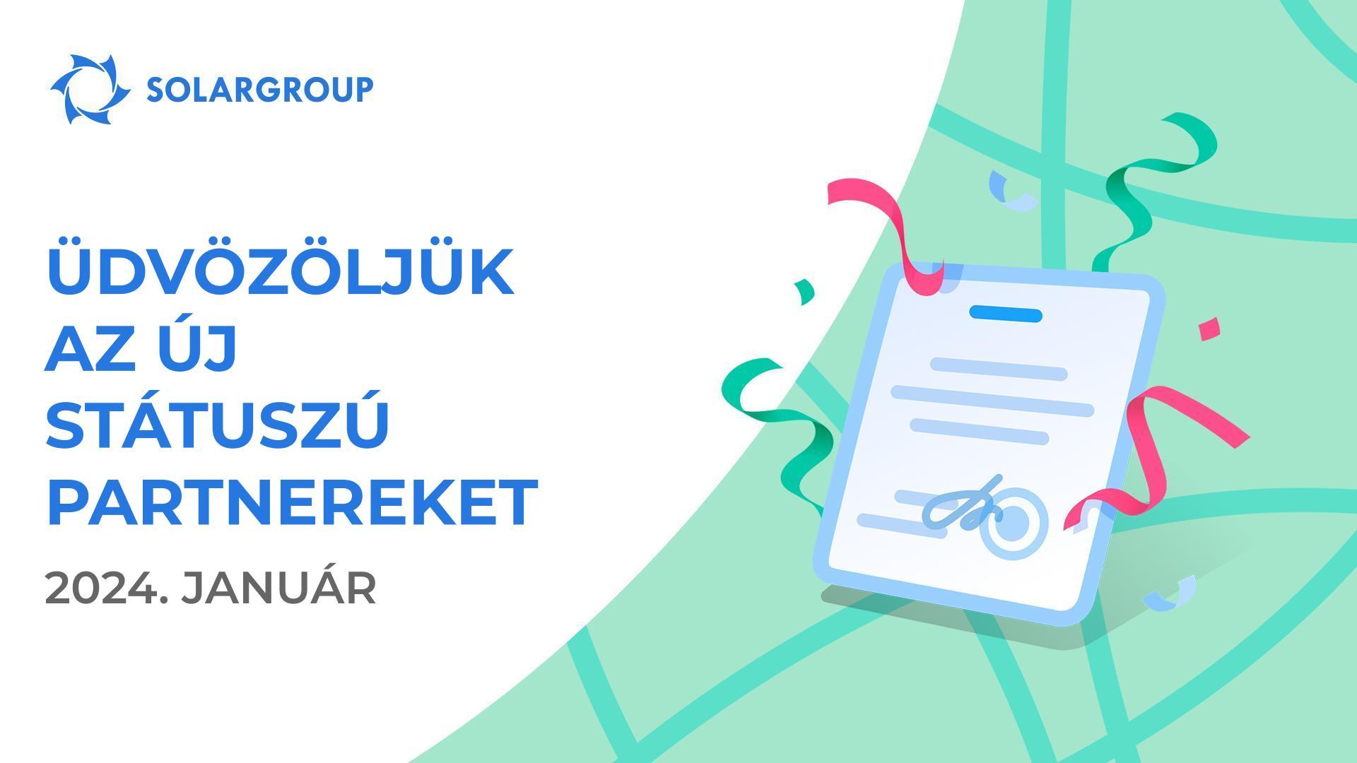 Üdvözöljük az új státuszú partnereket!👏