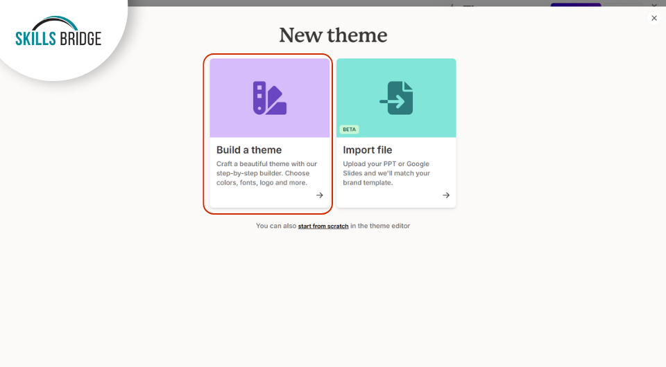 build a theme