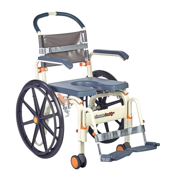 Hire-Shower SB6w Roll in Buddy - Shower/toilet commode