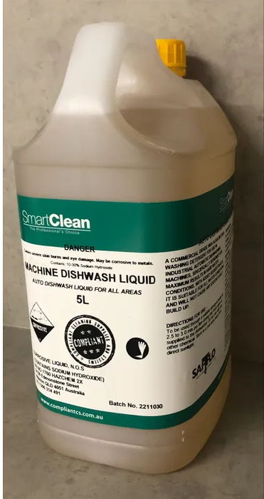 5L Machine Dishwasher Liquid SAFETY CAP