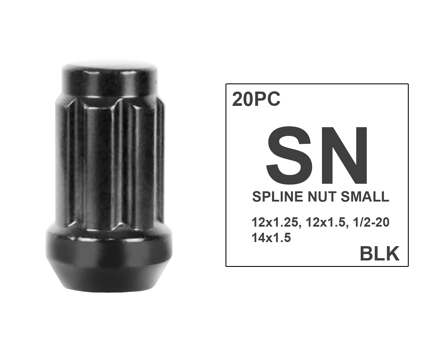 Shop VW & Porsche Short Thread Lug Bolts with Tapered Seat in Black